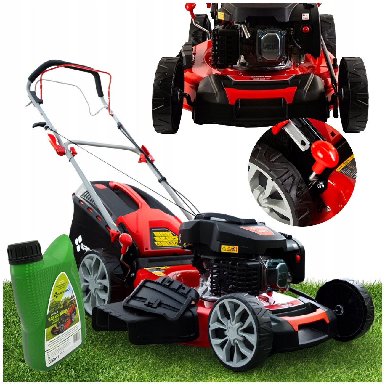 Diesel mower with 6 HP 224cc width 56 cm Greenso KS56-G224N