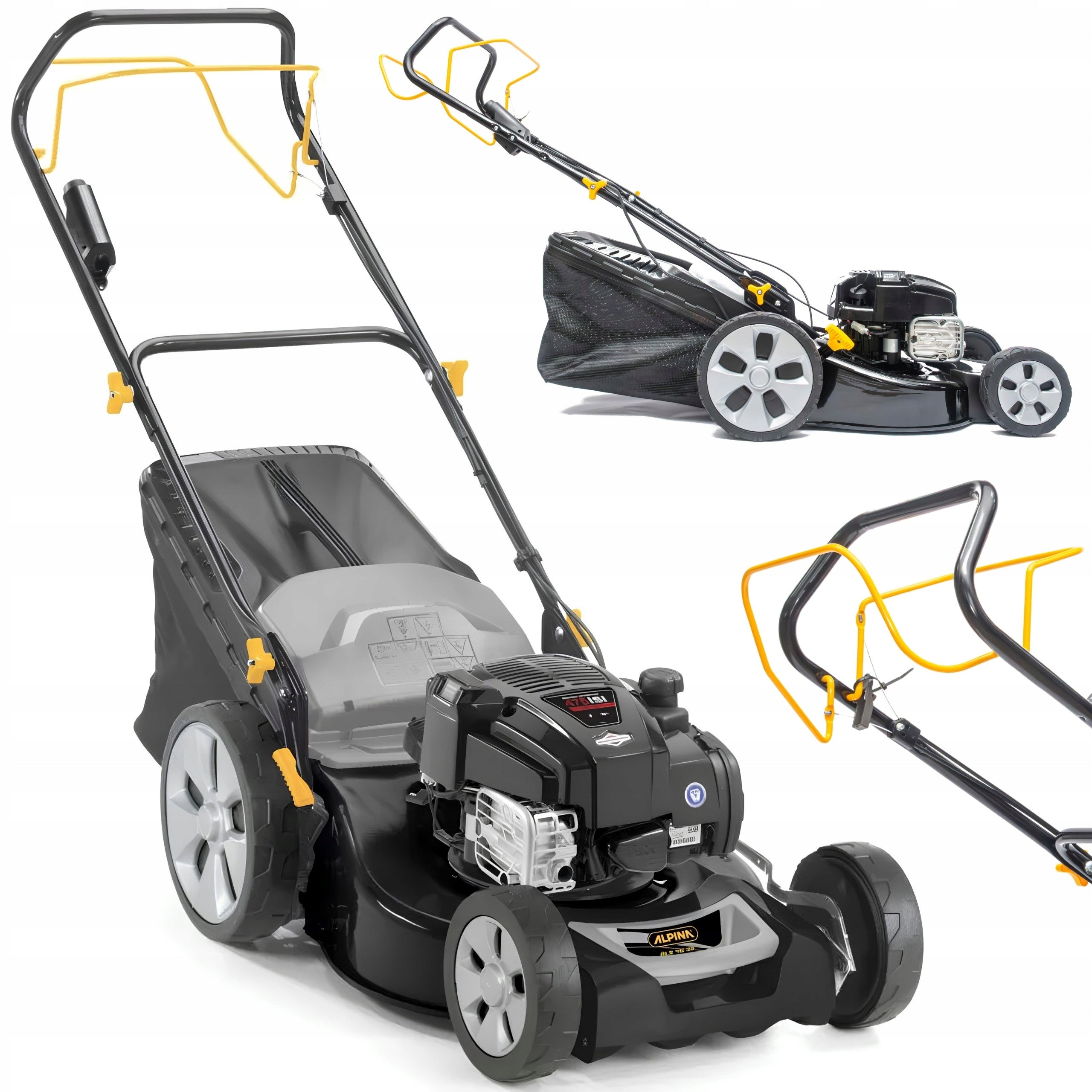Diesel mower with Alpina Stiga 46 cm Engine Briggs & Stratton