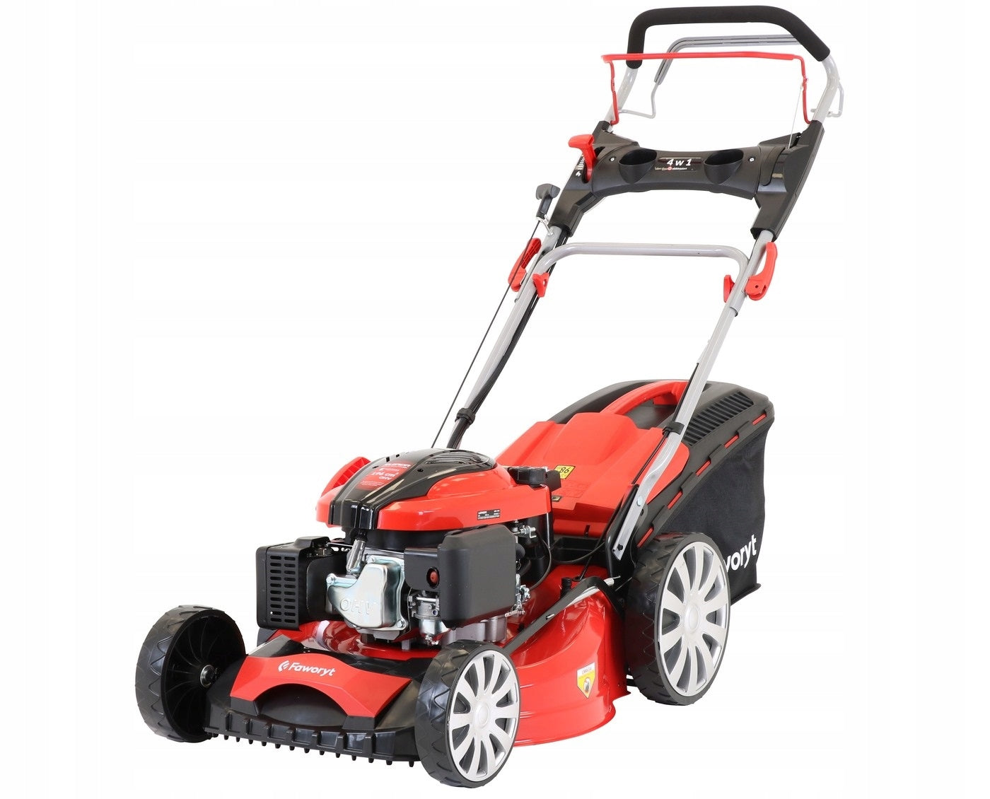 Diesel mower with FAWORYT 51cm LONCIN 196cm3 Basket 62 l 5 FUNCTIONS Brand Faworyt