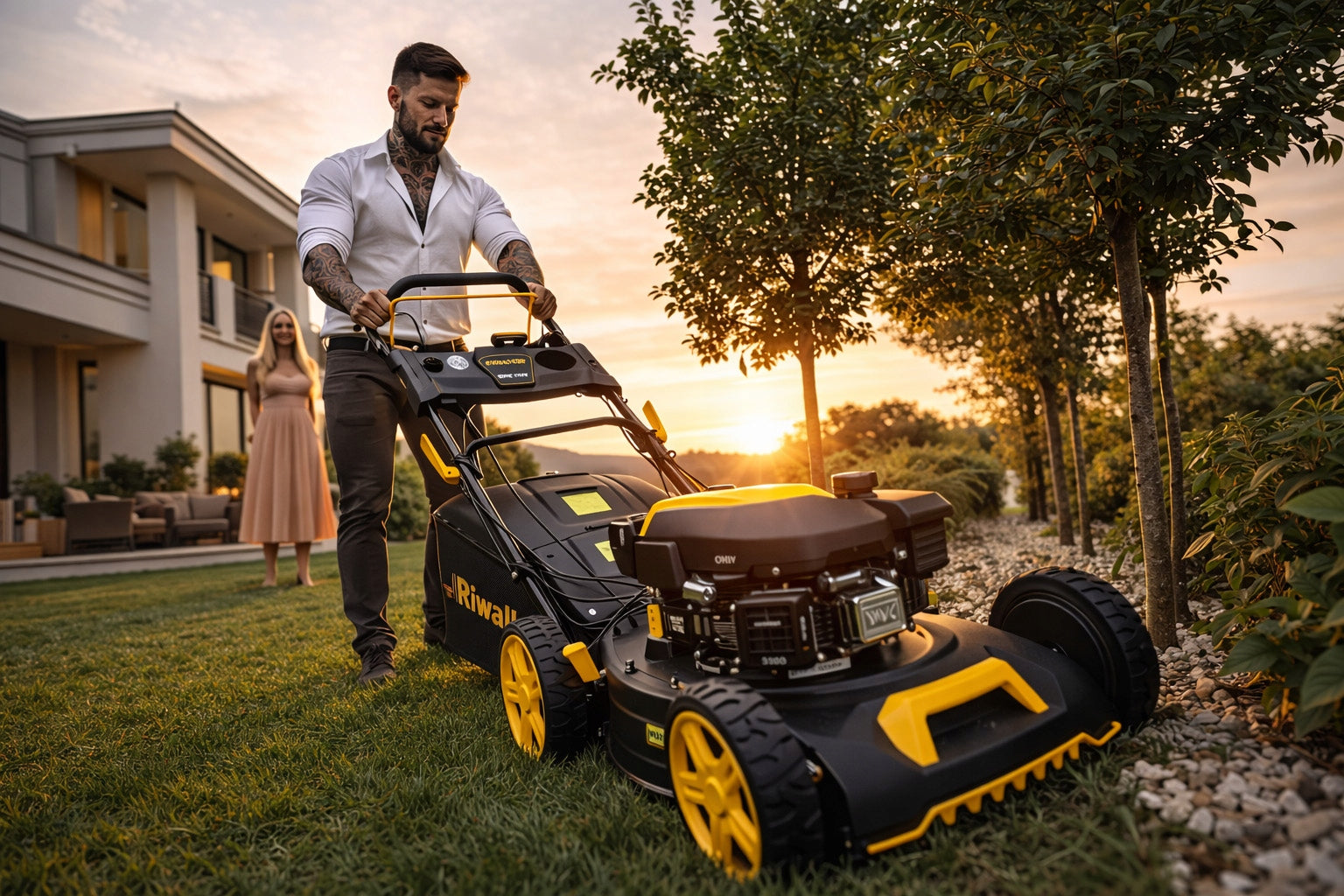 Diesel mower with Riwall RPM 5190i 54CM BUTTON FIRING Series RPM PRO