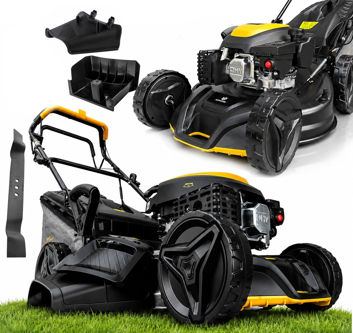 Diesel mower with Royale Grass King 9000 181cc for grass 56cm Brand ROYALE