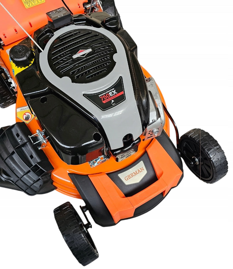 Diesel mower with drive Briggs 13in1 54cm + HOUR COUNTER GERMAN Mowing width 54 cm