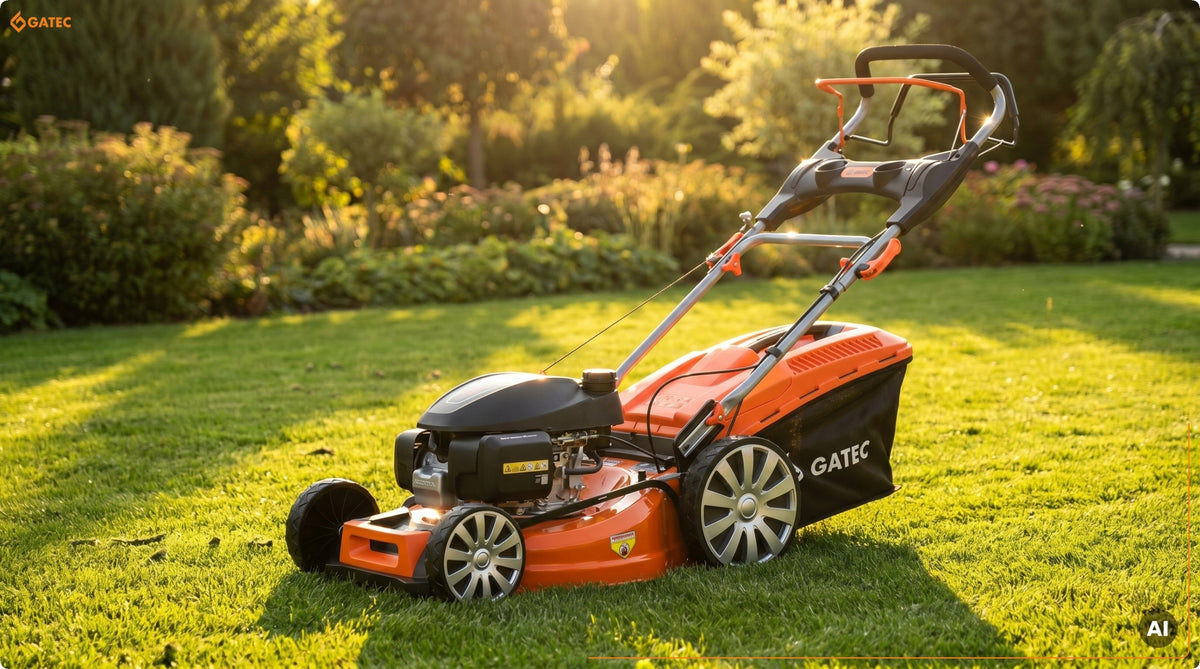 Diesel mower with drive, Honda engine 201 cm3 / 53 cm, 4in1, 5.3 HP Packaging status original