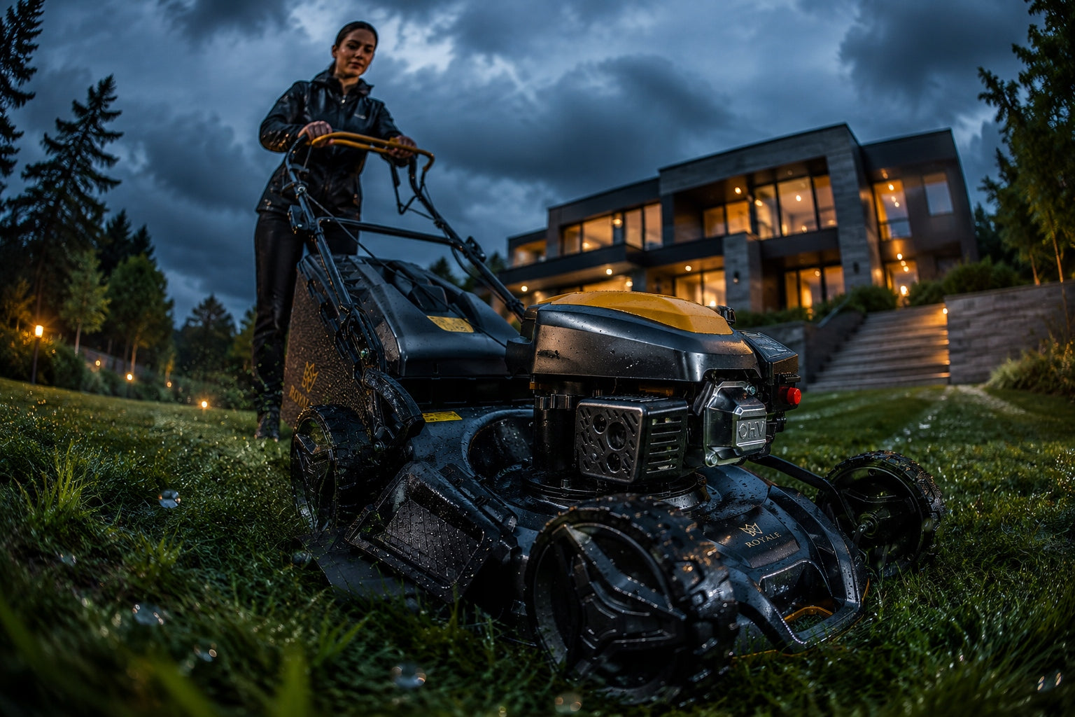 Diesel mower with drive Royale Grass King 9000 181cc for grass 54cm Basket capacity 60 l