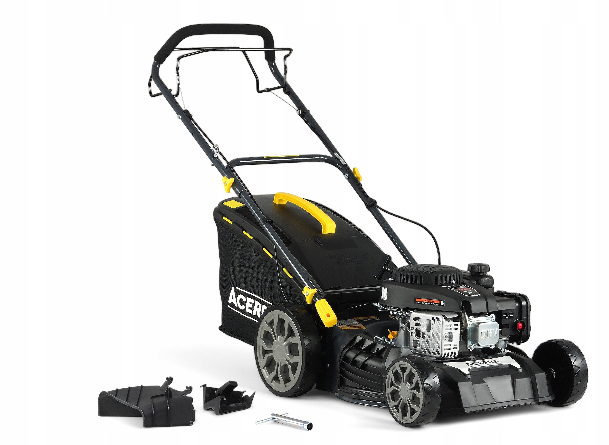 Diesel mower with drive, engine Loncin 139 cm3 / 46 cm, 4in1