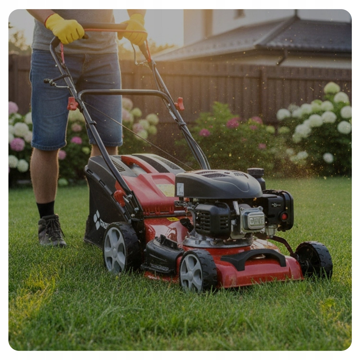 Diesel mower with drive engine Loncin 2,85 HP 40 cm GREENSO TB40S03A Packaging status original