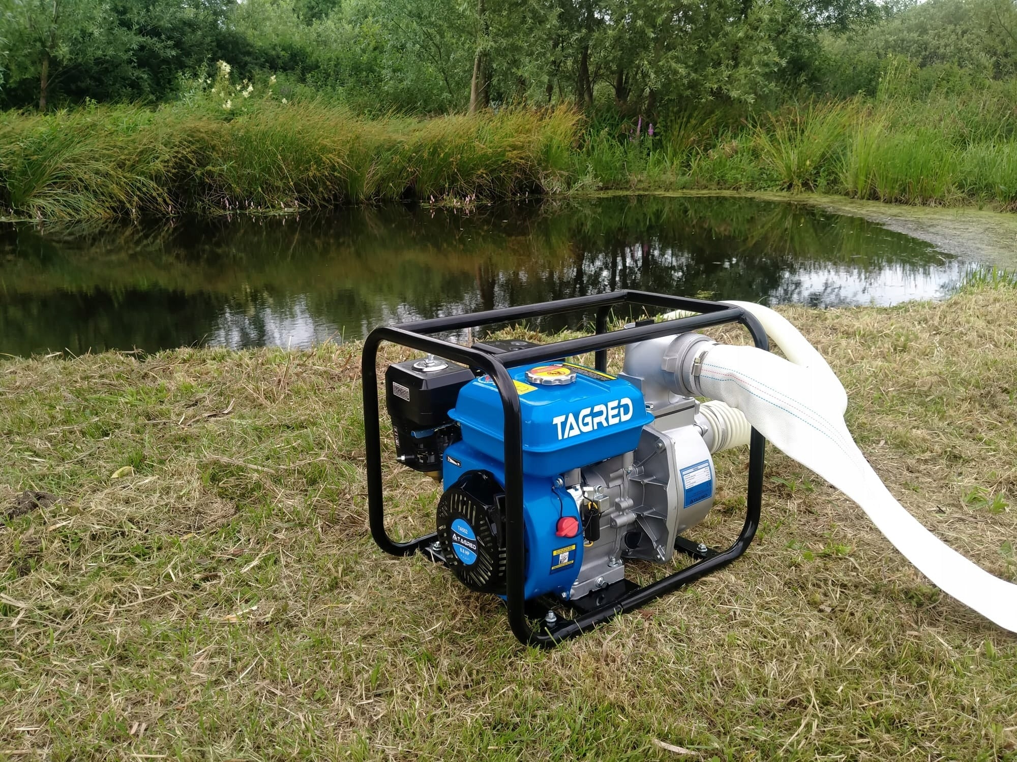 Diesel pump water pump 6,5HP 36000l/h 2" + Oil 0,6L Hydrophore capacity 0 l