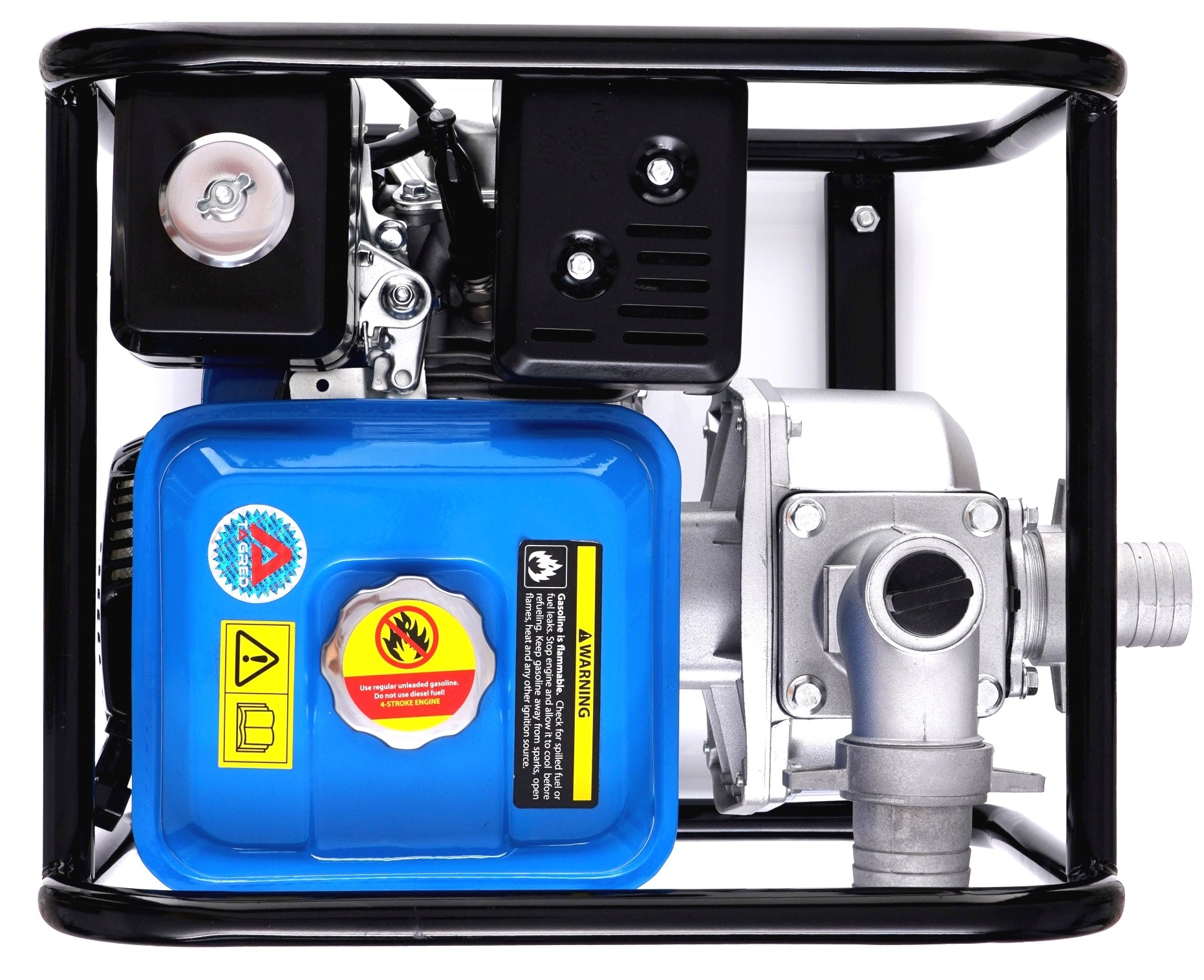 Diesel pump water pump 6,5HP 36000l/h 2" + Oil 0,6L Maximum pump output 36000 l/h