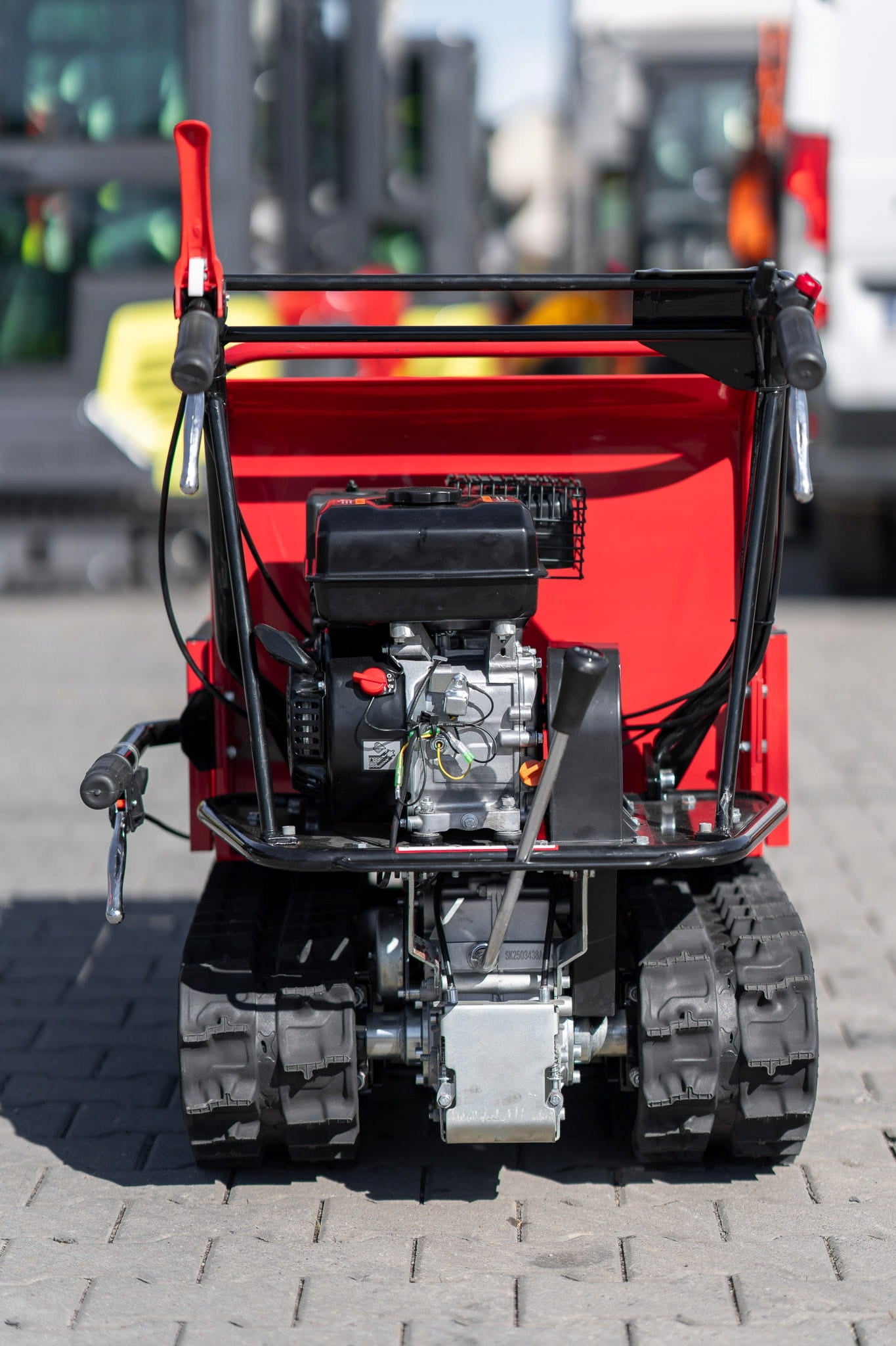 Diesel wheelbarrow Side Dump Truck on tracks 500 kg KINGWAY 7KM Rato Brand Kingway