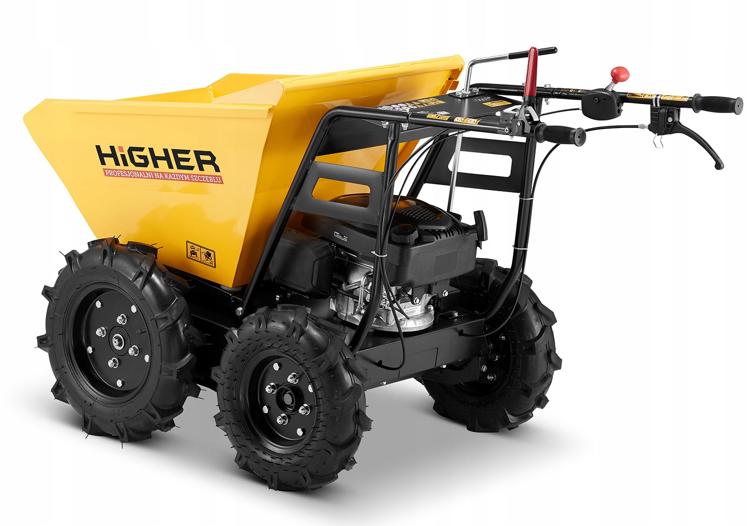 Diesel wheelbarrow diesel hauler transport trolley with 4x4 4,0HP drive Kind wheelbarrow
