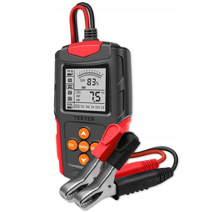 Digital Battery Meter Tester With LCD Display 12V 24V 3Ah-200Ah Brand Qoltec