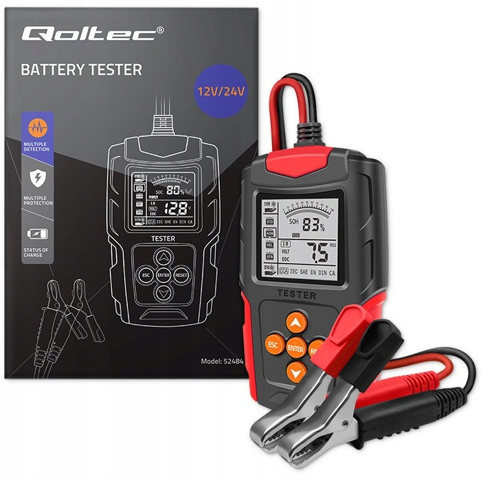 Digital Battery Meter Tester With LCD Display 12V 24V 3Ah-200Ah Manufacturer code 52484