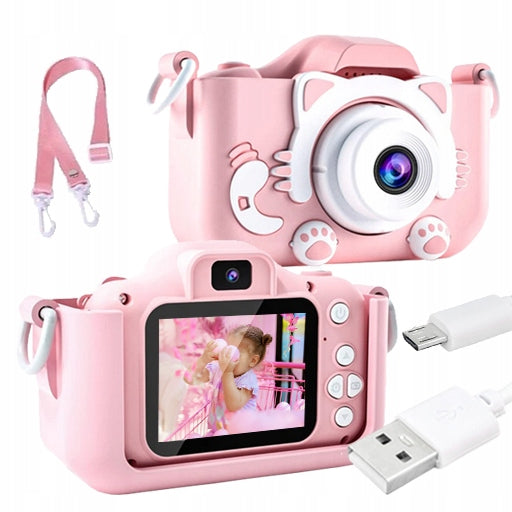 Digital Camera CoolStaff Digital Camera Kitten For Children Kitten pink