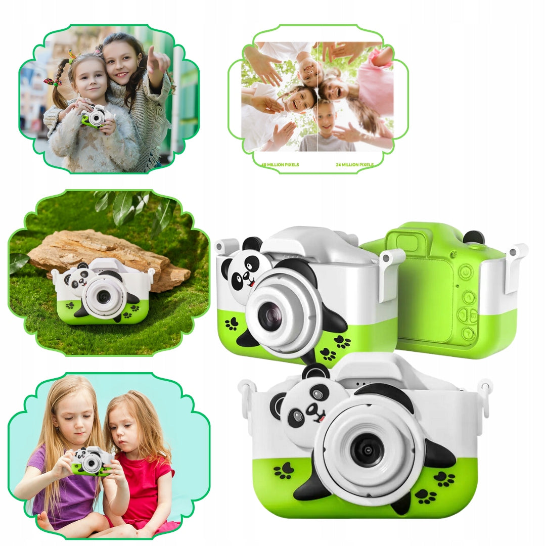 Digital Camera Kids Photo PANDA GAME Batteries included yes