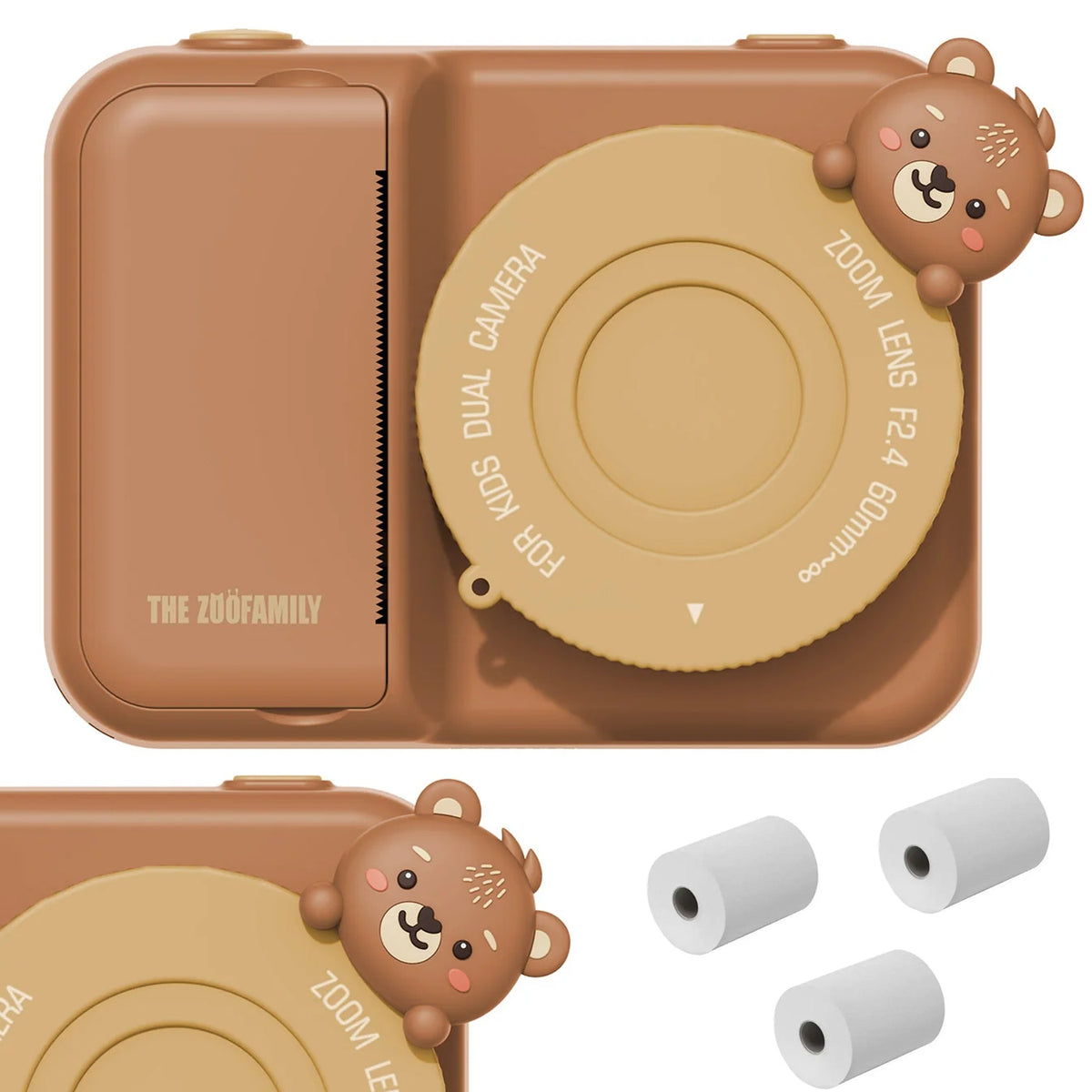 Digital Camera Teddy Bear with PRINTER for Kids Zoo The Zoofamily