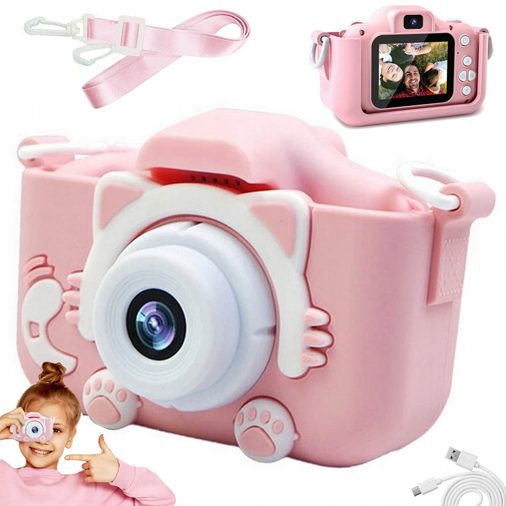 Digital Camera for Kids with Games Camera Game Kitten