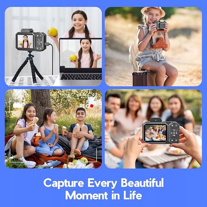 Digital HD Camera 4K D52 LCD IPS Zoom Manufacturer code HBV-6765H