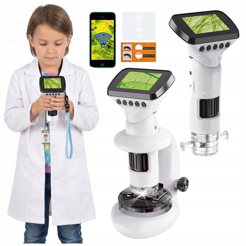 Digital Microscope Portable for Kids Electronic WiFi LCD Screen 1000x Packaging status original