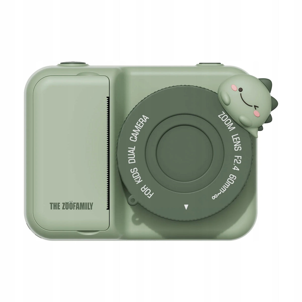 Digital Photographic Camera DINOSAUR with PRINTER for Children The Zoofamily Manufacturer code ZOO_PRINT_DINOGREEN