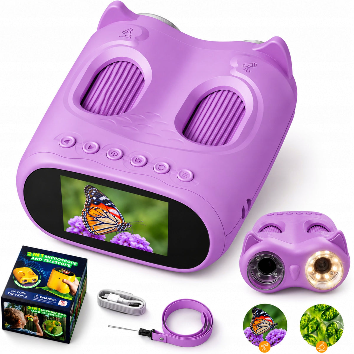 Digital microscope for children 1000x – portable educational microscope
