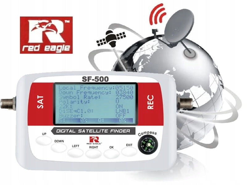 Digital satellite signal meter Red Eagle SF-500 DVB-S2 Packaging status original