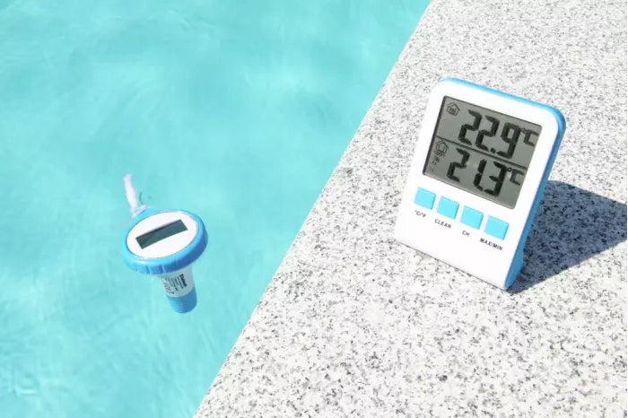 Digital thermometer for ponds and swimming pools 061333 Steinbach Batteries included no