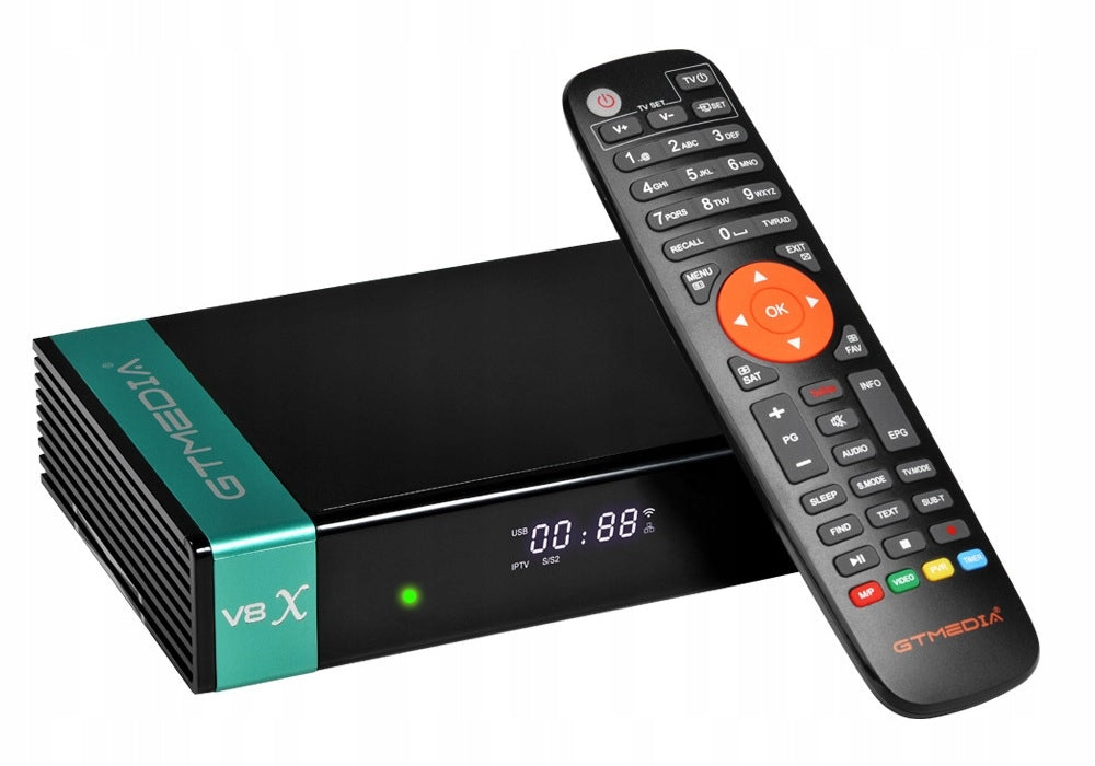 Digital tuner GTMedia DVB-S2/S2X WiFi list PL Full HD EPG CCCAM decoder