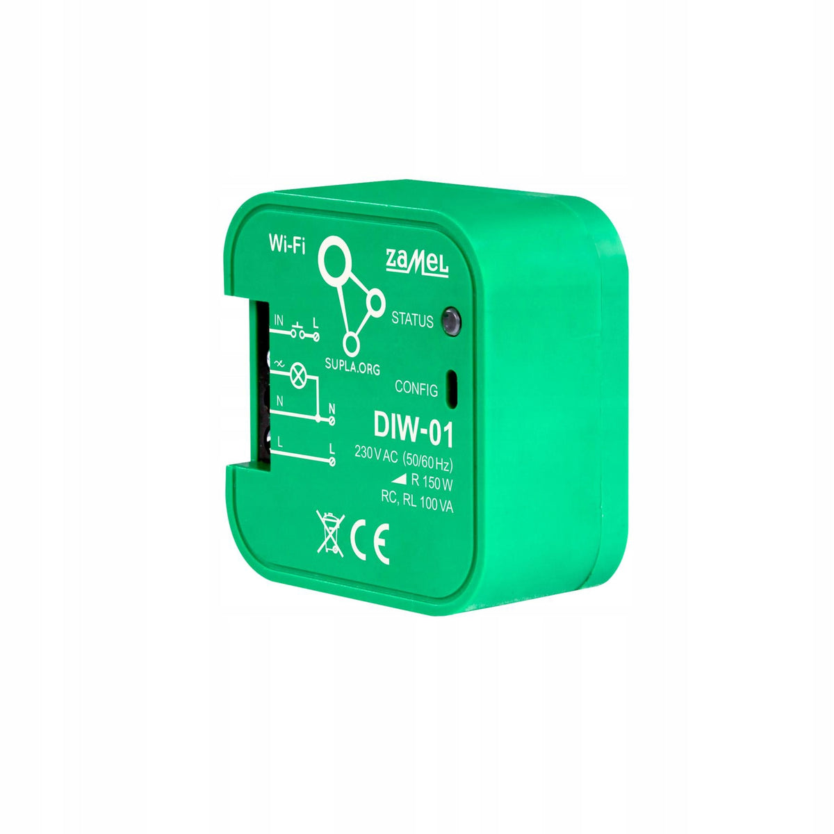 Dimmer WiFi 230V 150W DIW-01 Supla Zamel Manufacturer code DIW-01