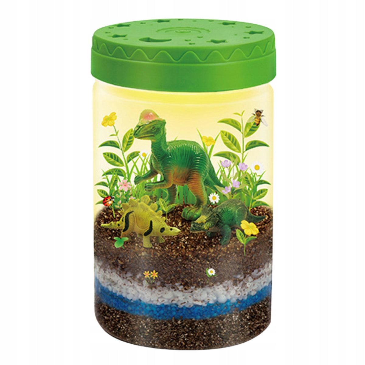 Dino Garden Terrarium Projector with Dinosaurs LED Plant Light Manufacturer code Projektor Dx Drobiazgarnia