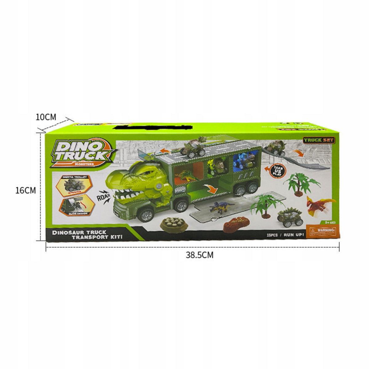 Dinosaur Transporter Truck with Ramp 5 Cars Dino Figurines Launcher Manufacturer code 6063032468