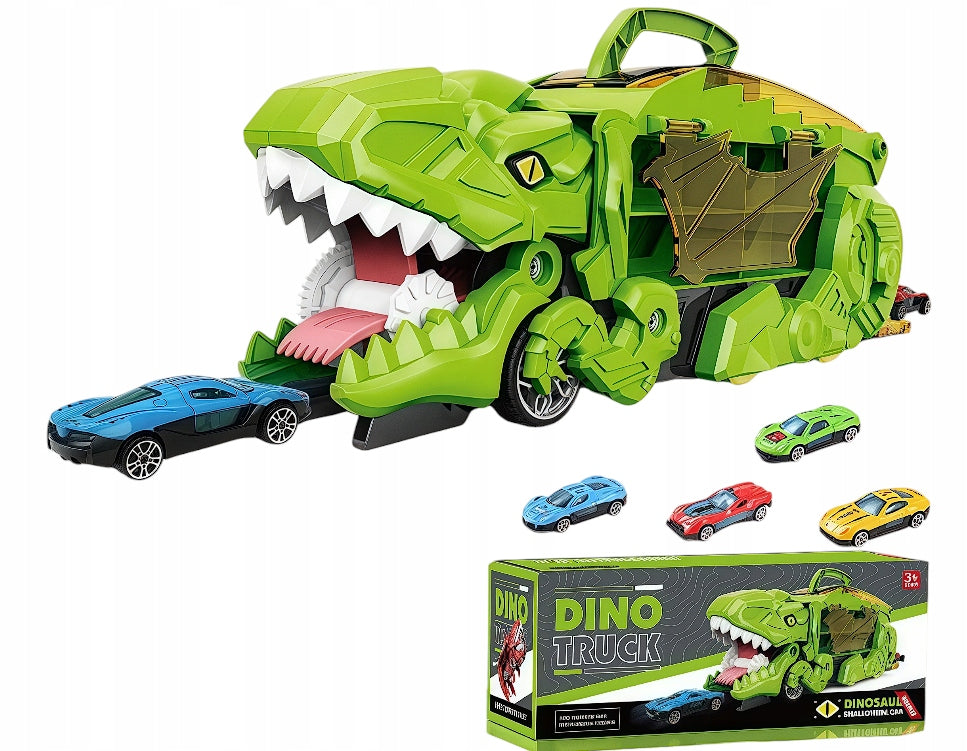 Dinosaur Truck with 4 Cars Transformation Ramp Transporter Children Manufacturer code 5906063031447