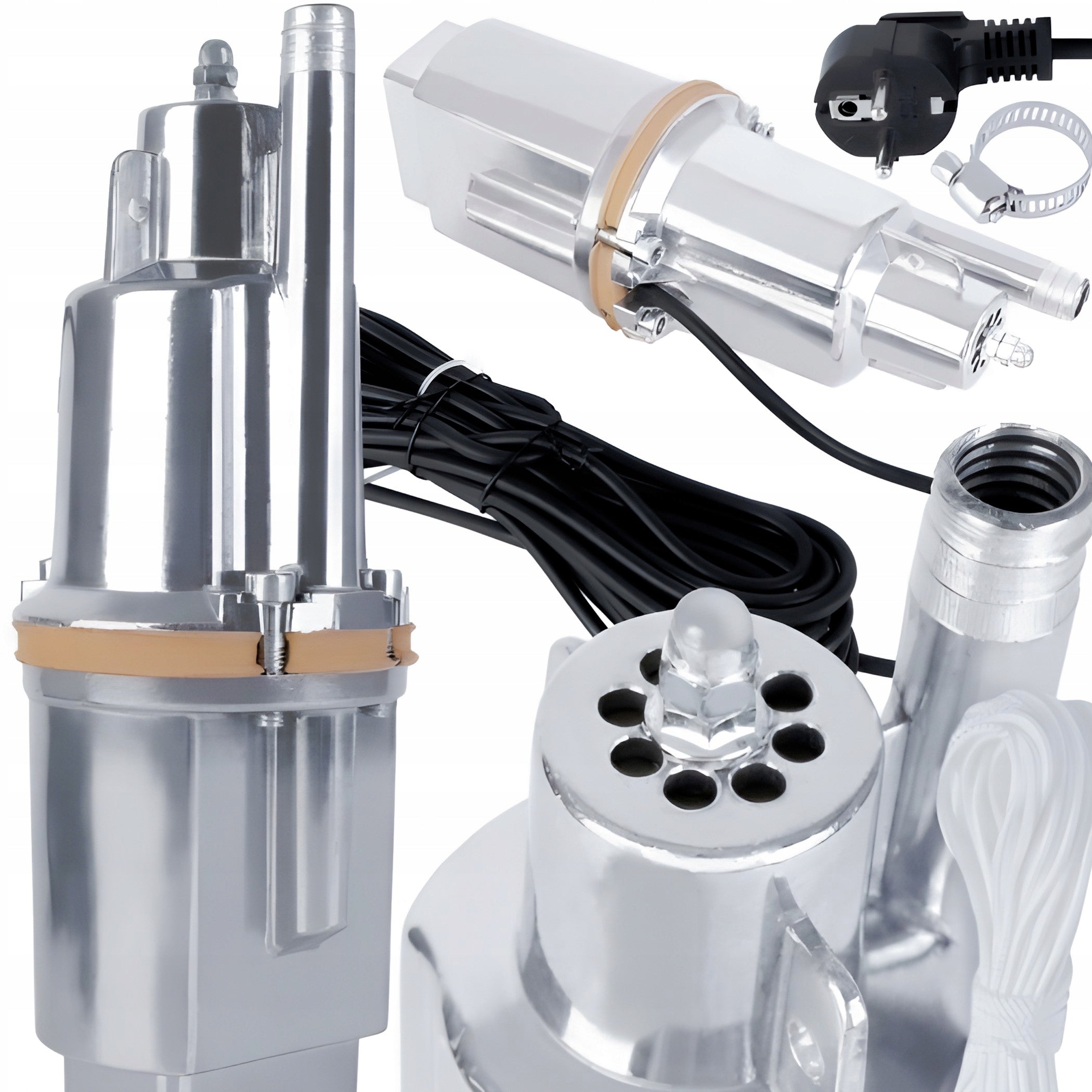 Dirty and Clean Submersible Water Pump