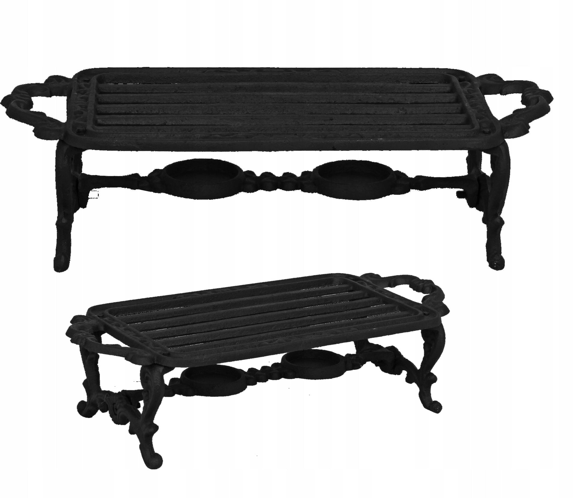 Dishwasher HEATER CAST IRON black for heat-resistant candles 32x14cm