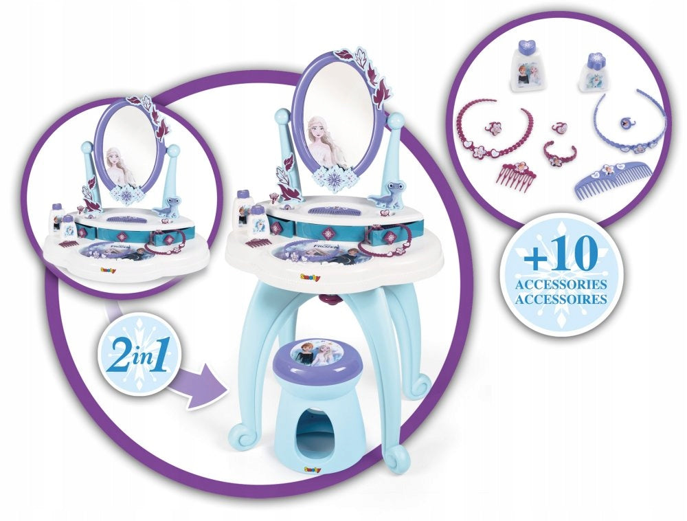 Disney Frozen Dressing Table for Girls Beauty Salon Beauty Smoby Brand Smoby