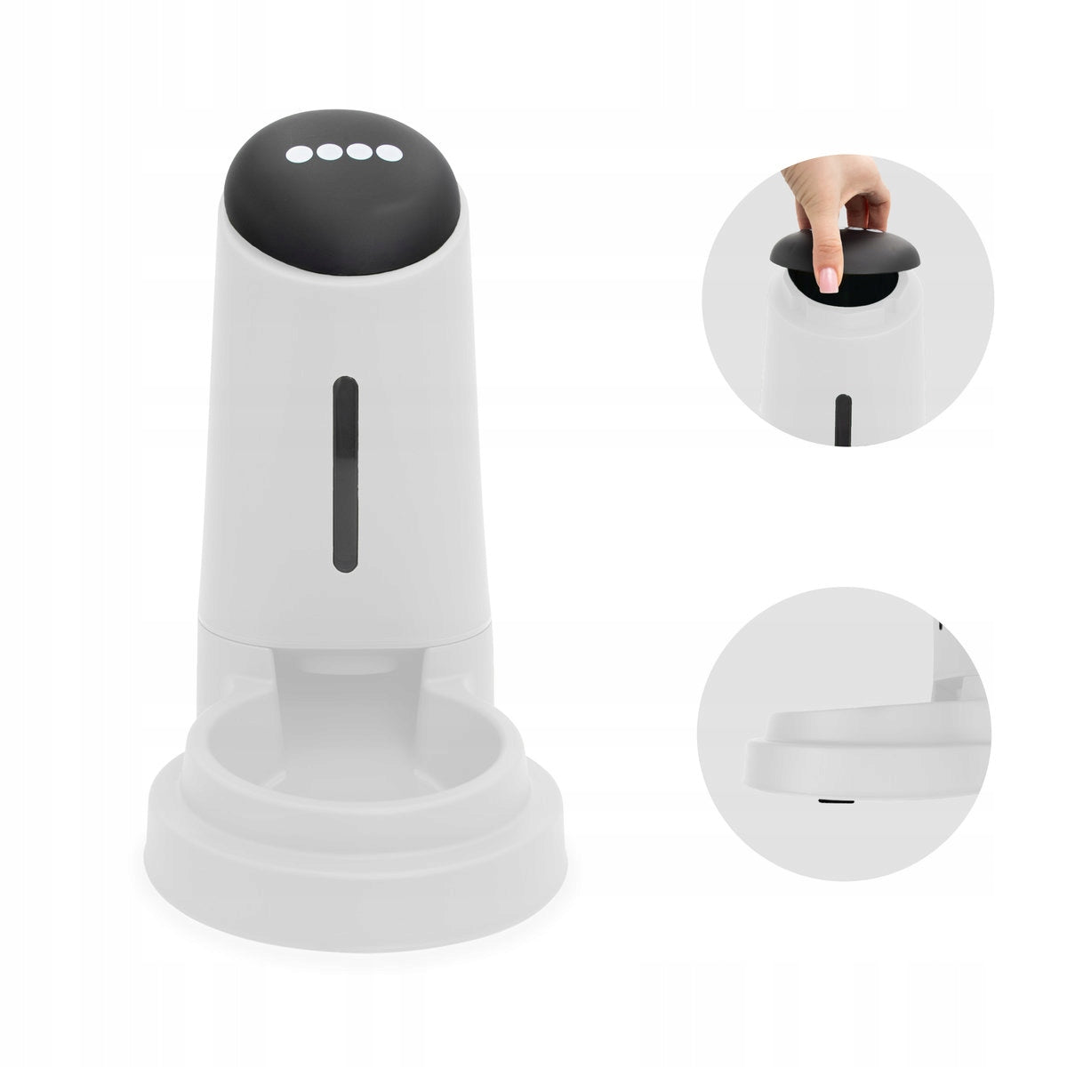 Dispenser Food Feeder PetPortion Miloo Pets Gravity For Dog and Cat Packaging status original