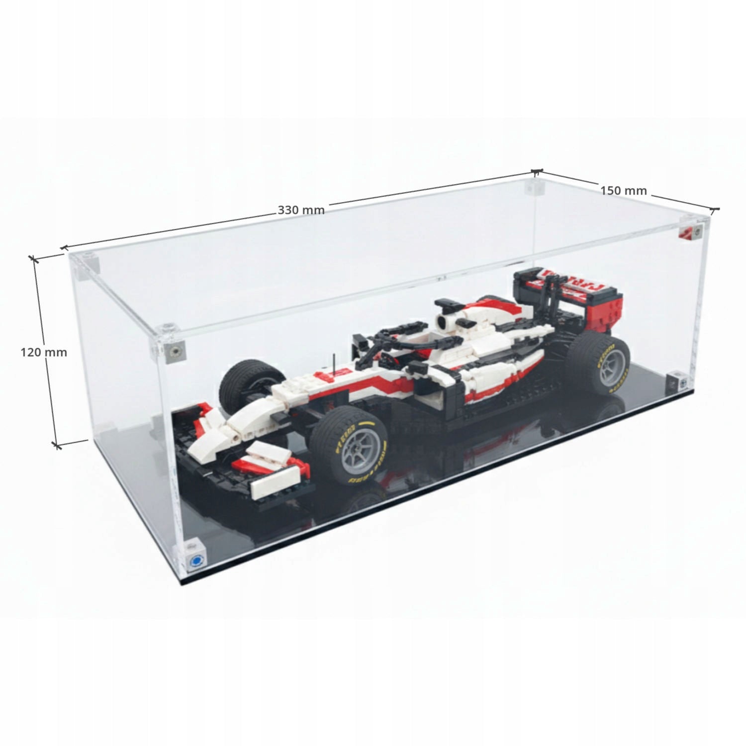 Display Cabinet Model Cabinet 1:18 LEGO Building Blocks Figurines Plexiglas Display Packaging status original