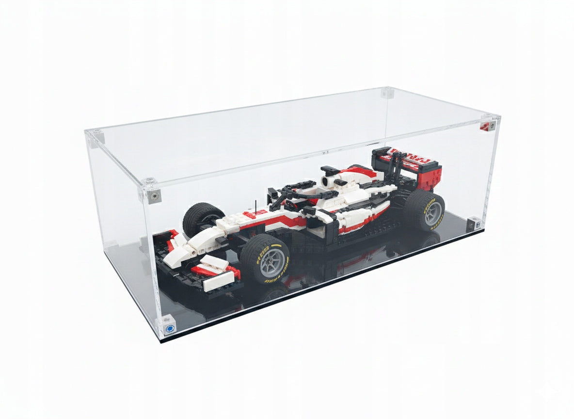 Display Cabinet Model Cabinet 1:18 LEGO Building Blocks Figurines Plexiglas Display