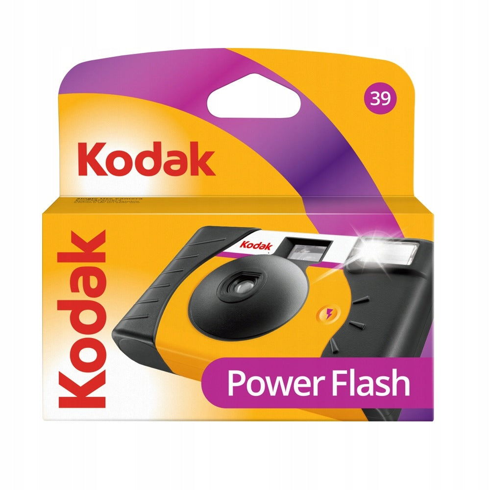 Disposable Camera Kodak Power Flash 39 Images ISO 800 HD Lamp