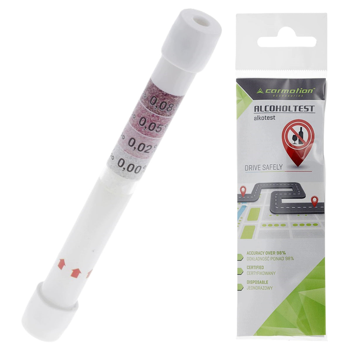 Disposable alcohol test certified 7pcs alcohol test for car Manufacturer code 63700-7