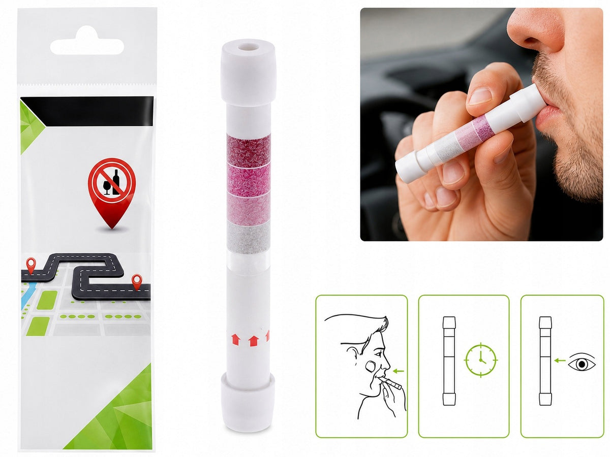 Disposable alcohol test certified 7pcs alcohol test for car Packaging status original