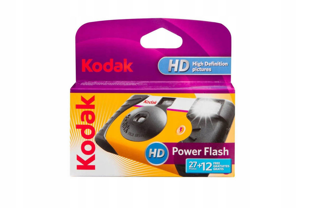 Disposable camera Kodak Power Flash 800/39 NEW DELIVERY Videos good date Packaging status original