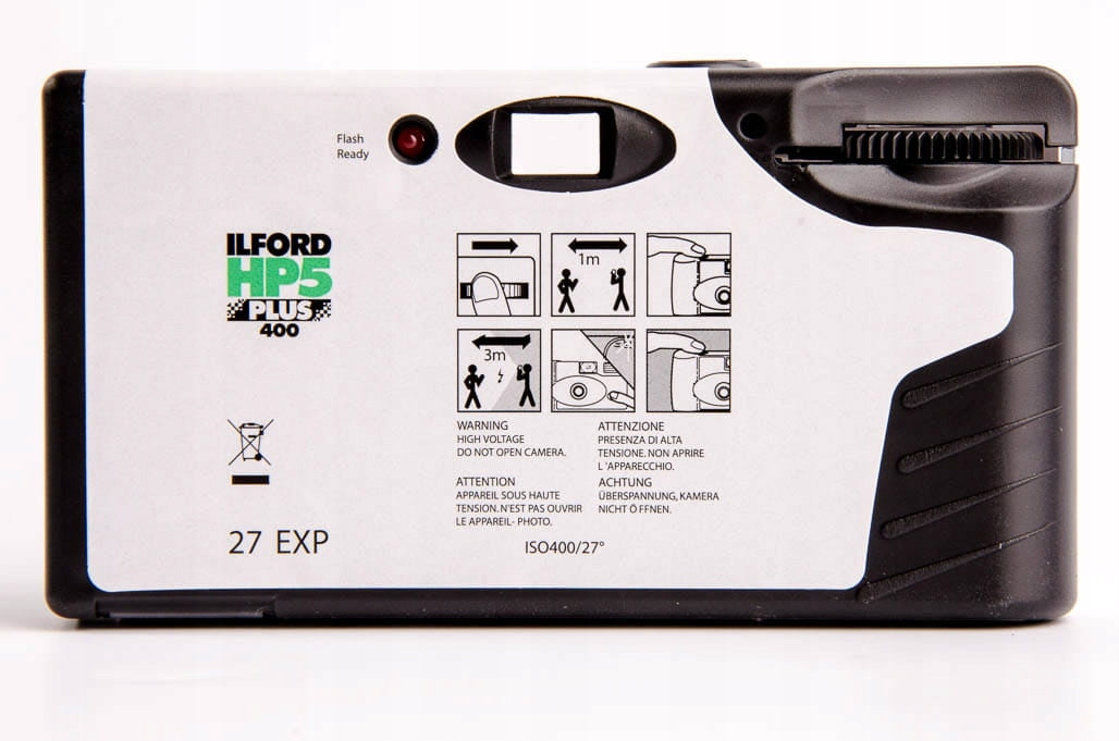 Disposable camera with ILFORD HP5+ 135 / 24+3 frames Brand Ilford