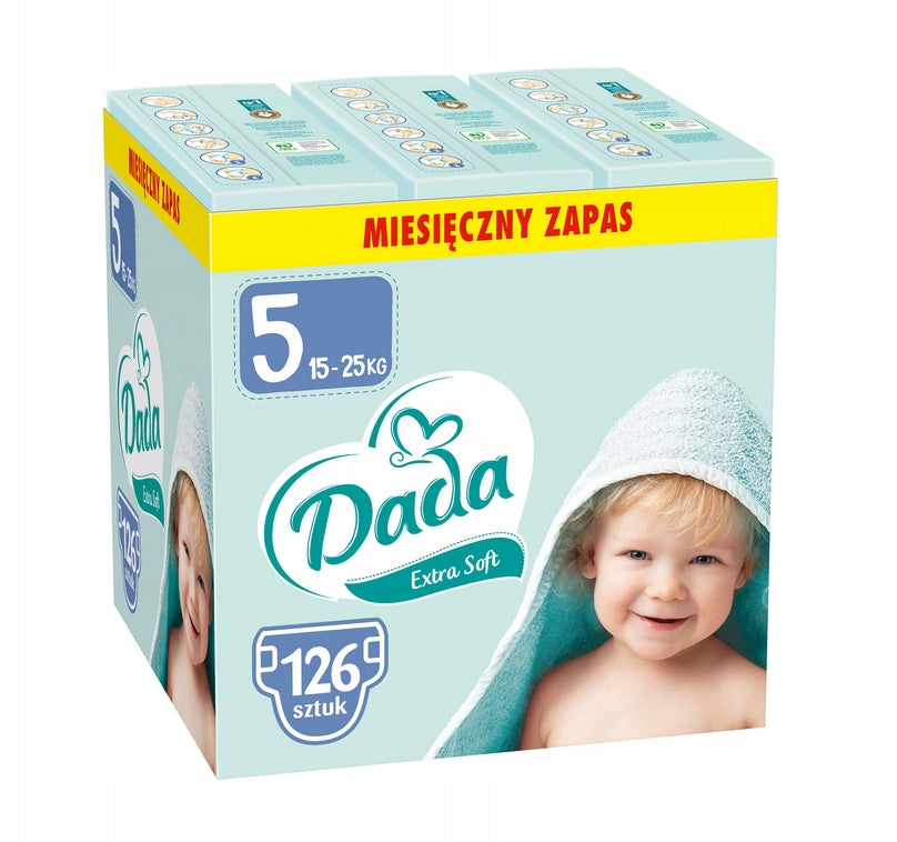 Disposable diapers Dada Extra Soft 5 15-25 kg 126 pcs
