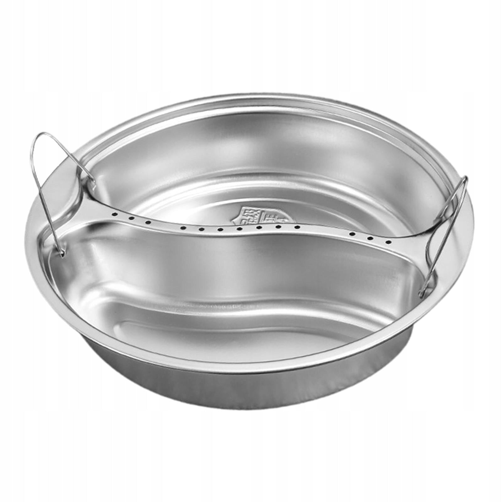 Divided Food Steamer Tray Multifunctional Round Steaming Tray Rice Large