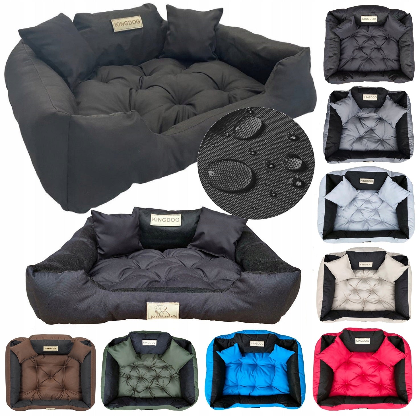 Dog Bed Cat Bedding Couch Playpen Waterproof + Name 115x95 cm EAN (GTIN) 5905913031705