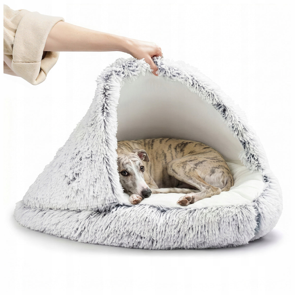 Dog Bed Mink Shaggy Sleeping Bag 80 cm Dog Bed Soft Large