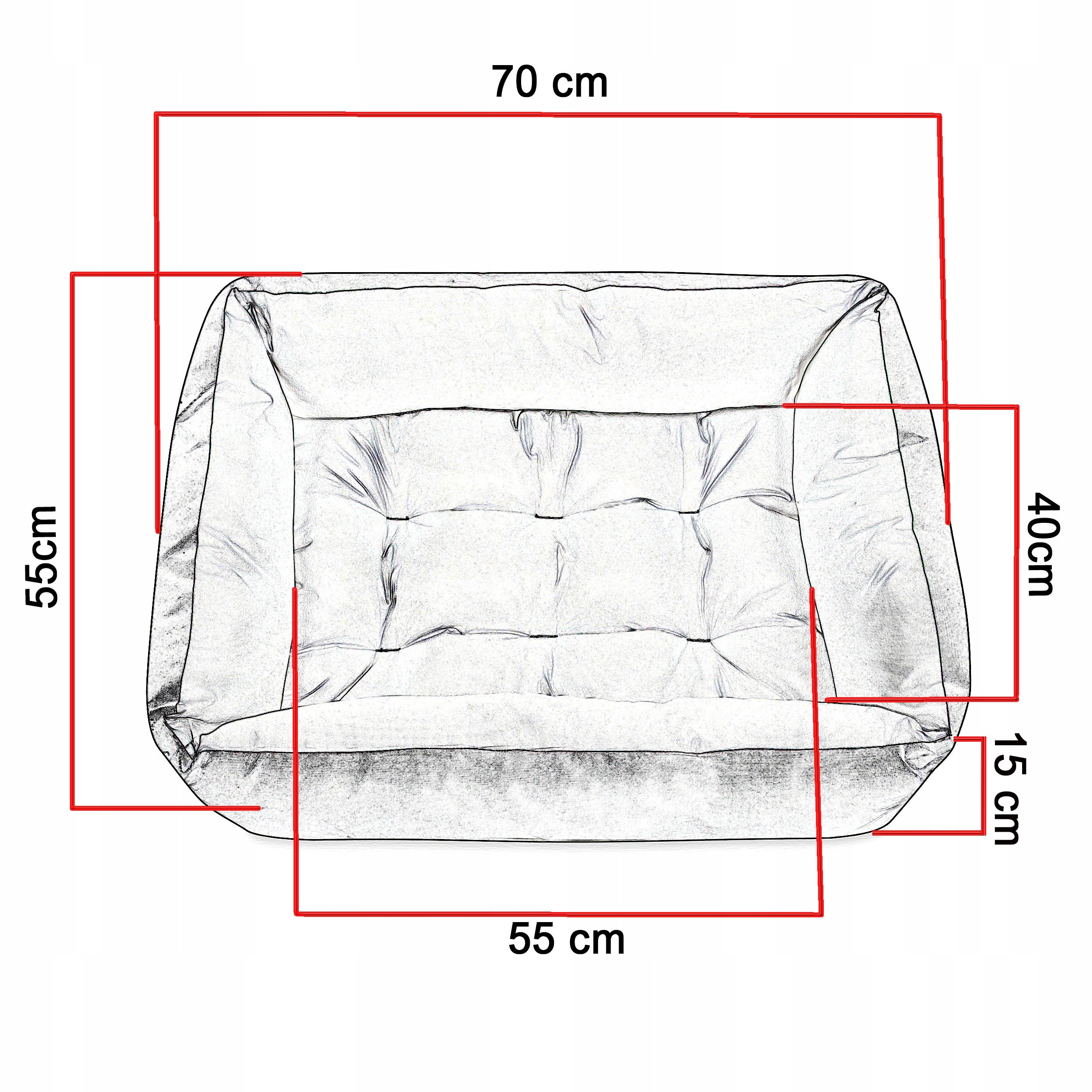 Dog Bed WATERPROOF Couch Playpen 70x55 Soft Bed CLAW Packaging status original