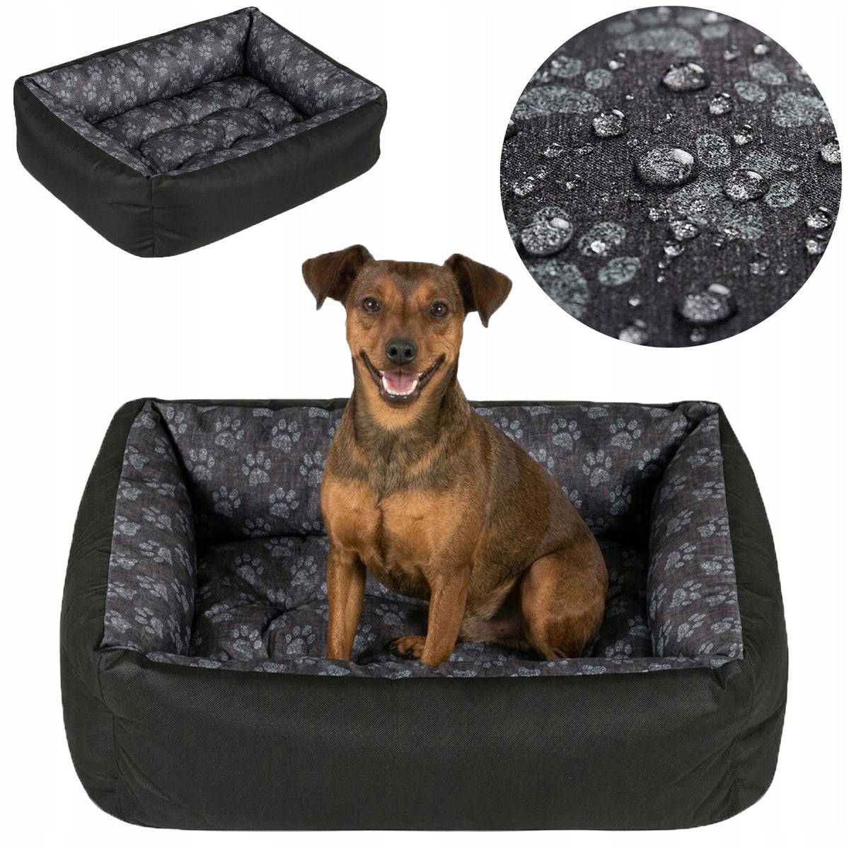 Dog Bed WATERPROOF Couch Playpen Cushion 85x65 PAWS LEN