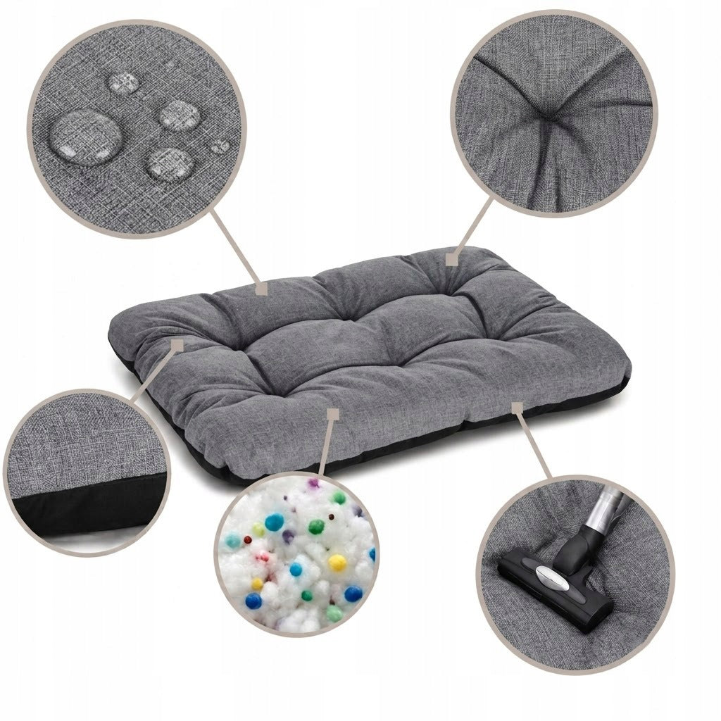 Dog Bed WATERPROOF Soft Anti-Allergic Pillow 55x40 Playpen LEN Manufacturer code Legowisko dla psa kota posłanie kanapa mata