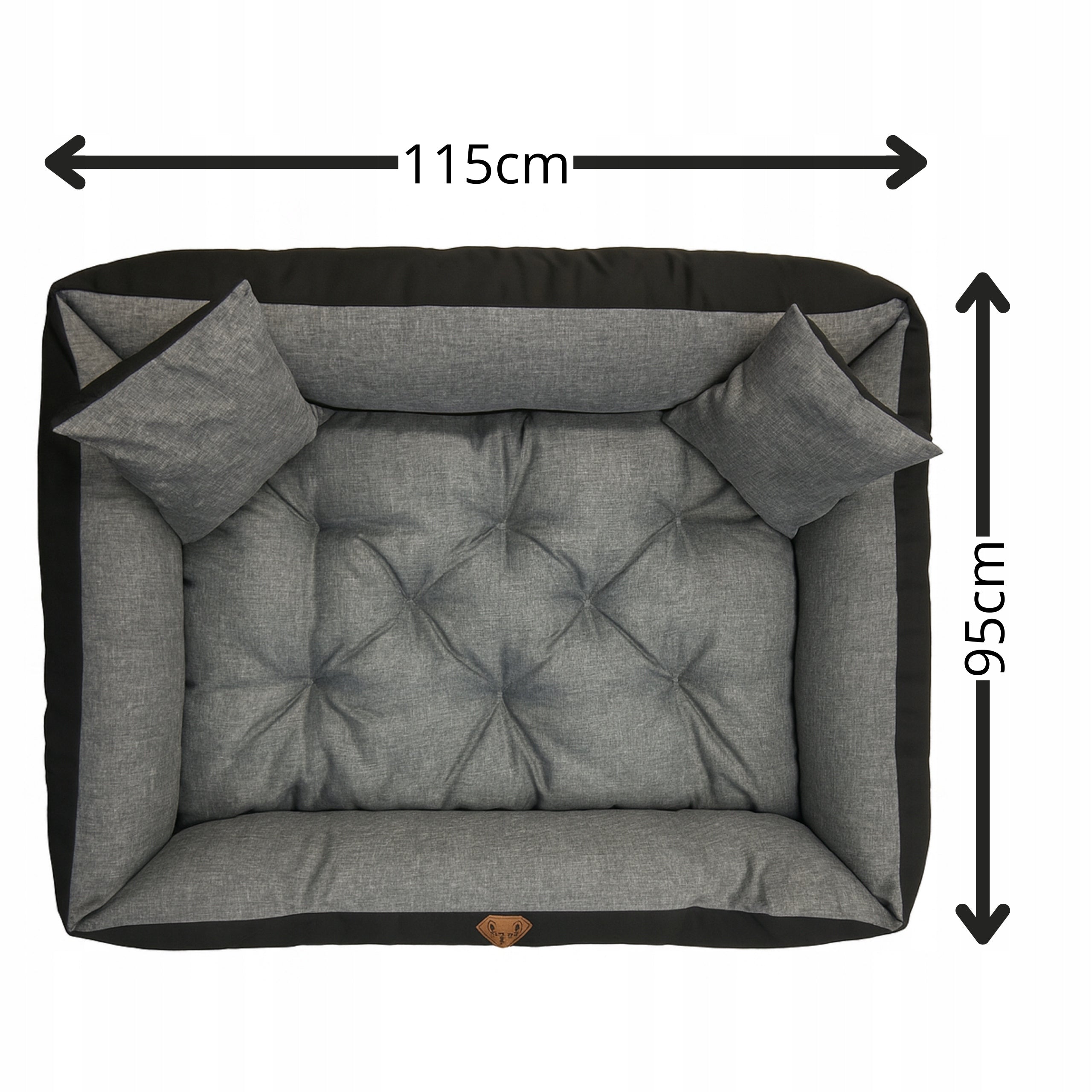 Dog Bed Waterproof 115x95|Picked Couch with Pillows Dog Name Packaging status original